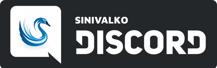 Sinivalko Discord nappula