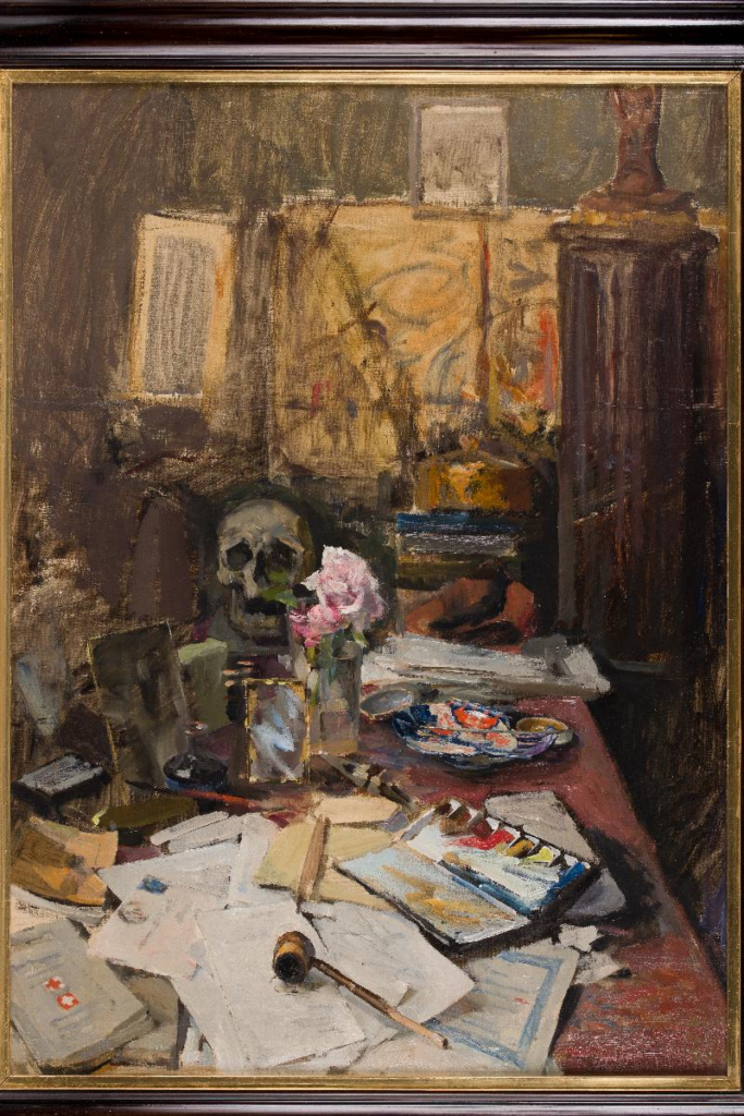 Akseli Gallen-Kallelan työpöytä Pariisissa