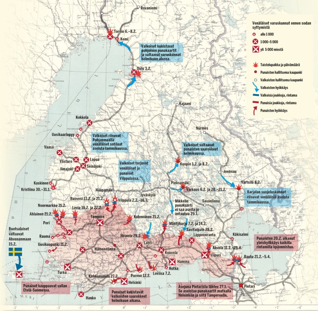Suomen kartta 1918