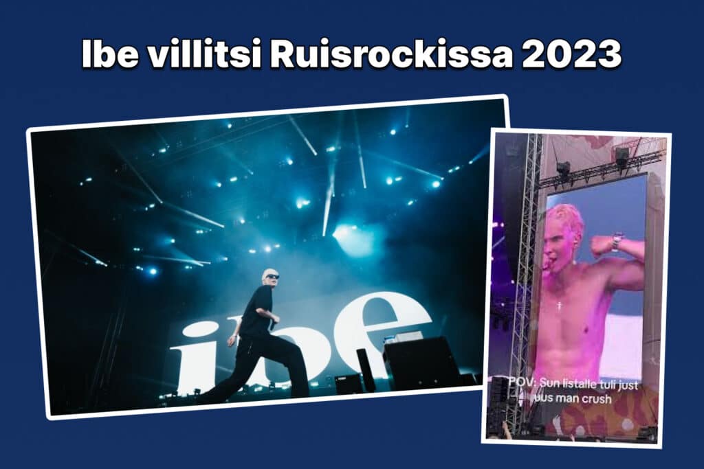 Suomiräppäri Iben Ruisrock kuvakollaasi