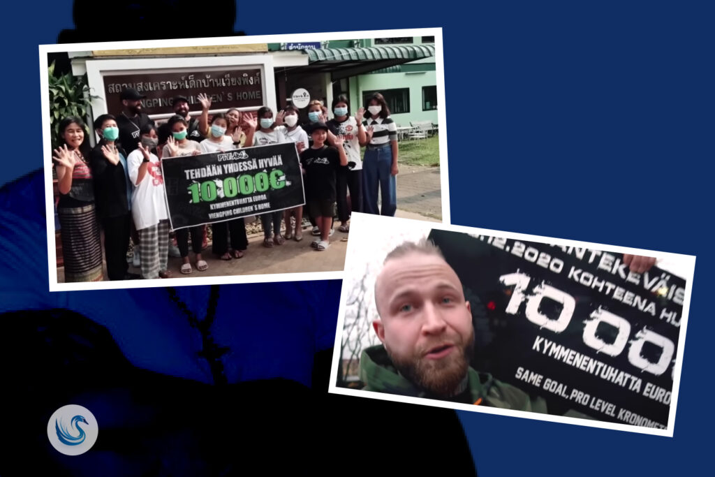 Kuvassa Jooel Vatasen hyväntekeväisyyskohde, Viengping lastenkoti.