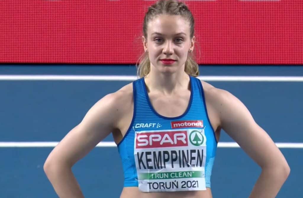 Lotta Kemppinen Torun 2021 kisoissa.